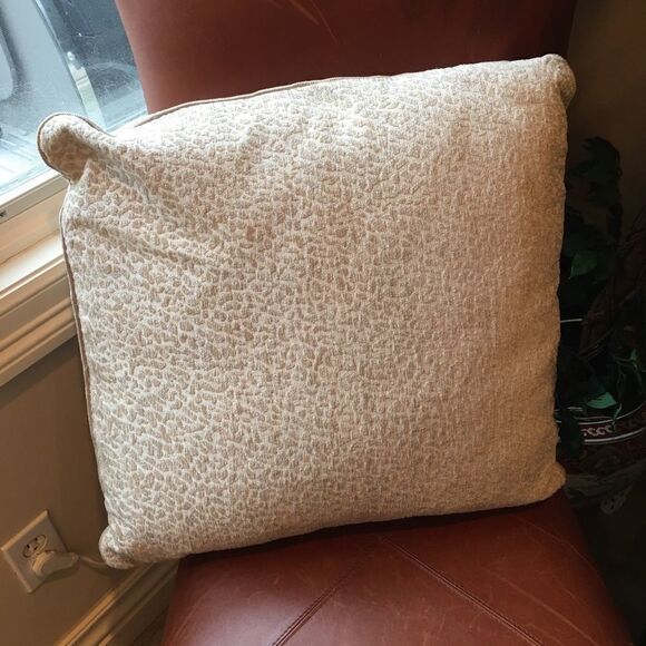 TAUPE SOFA Wildcat Print Pillow! - Picture 2 of 8